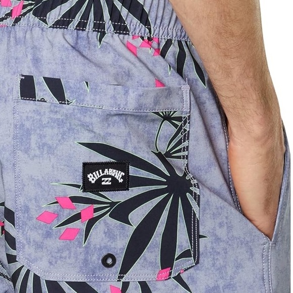 Billabong Men’s Sundays Layback Boardshort Swim Short Trunk - Picture 12 of 12